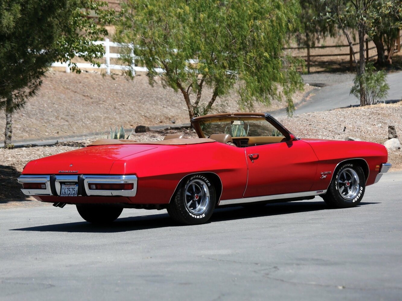 Pontiac LeMans, III, 1968–1972, Кабриолет: Вид сзади в три четверти