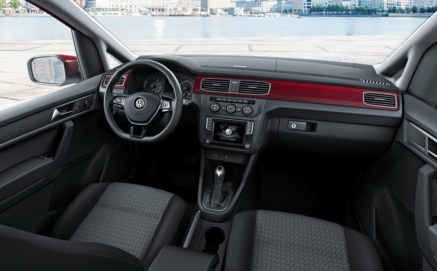 Volkswagen Caddy, IV, 2015–2020, Compact MPV: Front cabin