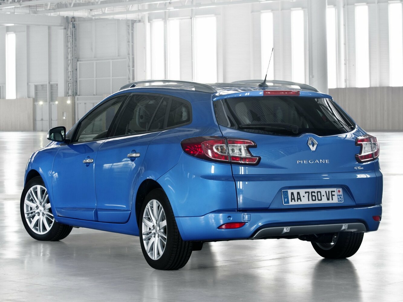 Renault Megane, III facelift 2, 2014–2016, Estate 5 door: Rear three-quarter view