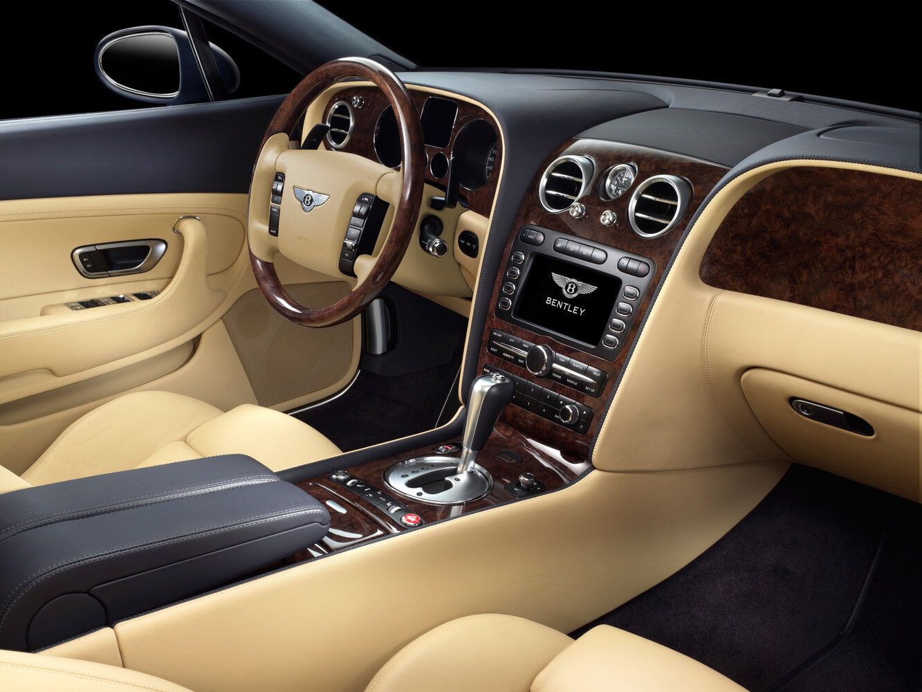 Bentley Continental GT, I, 2003–2011, Купе: Передняя часть салона