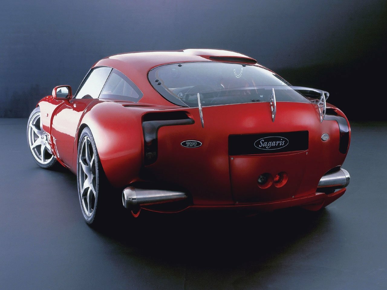 TVR Sagaris, , 2004–2006, Купе: Вид сзади в три четверти