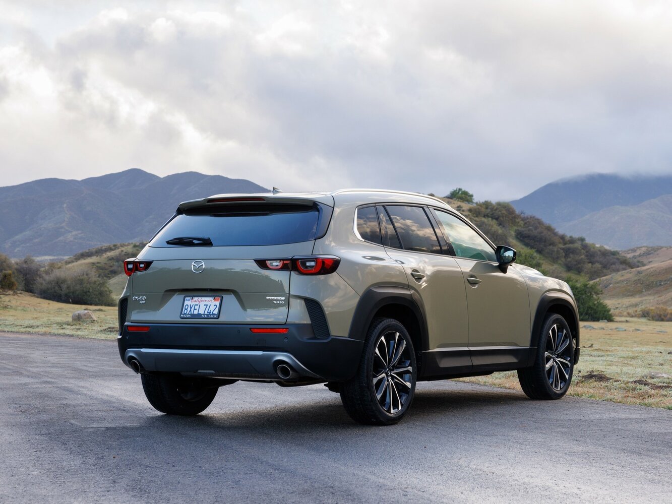 Mazda CX-50, , 2022–2026, SUV 5 door: Rear three-quarter view