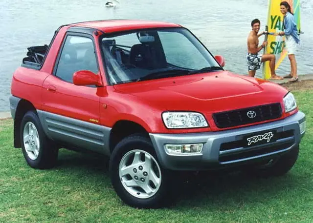 Toyota Rav4, 1 поколение, XA10, рестайлинг, Открытый кузов, Япония, 09.1997 - 04.2000: фото поколения 2