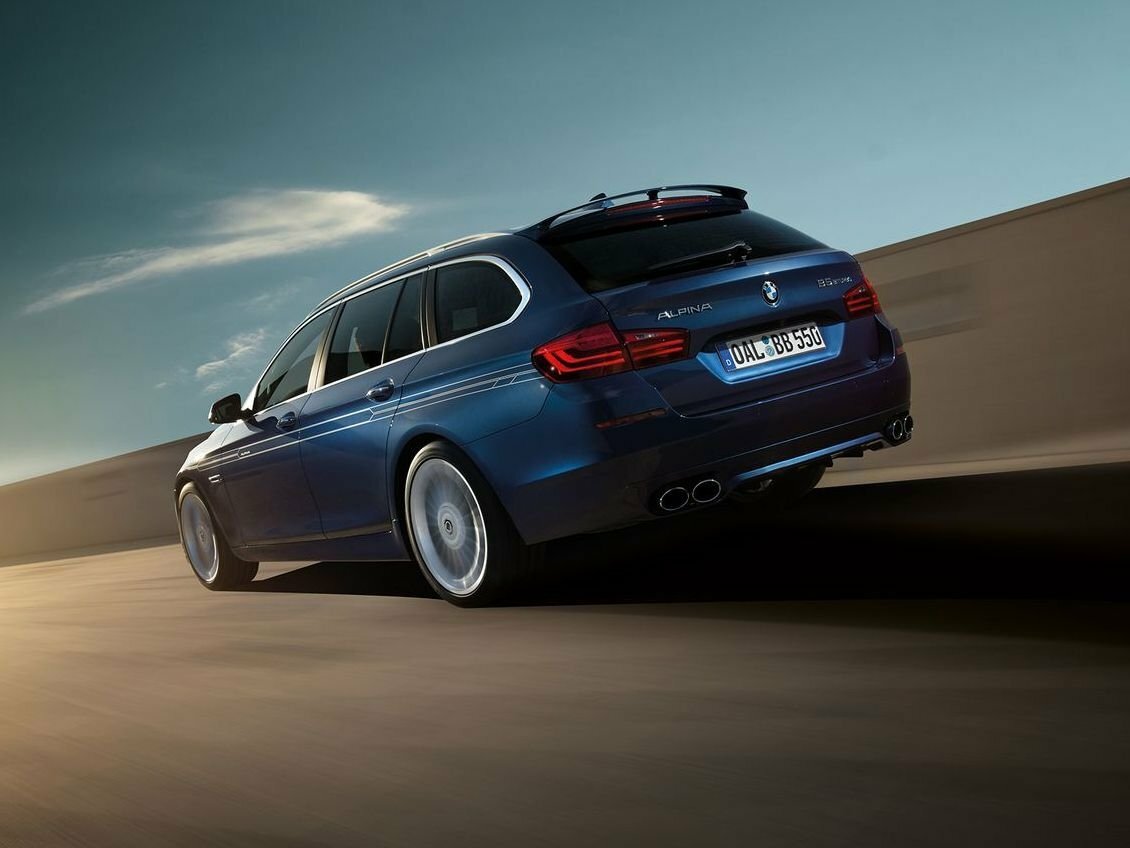 Alpina B5, F10/F11 Рестайлинг, 2013–2017, Универсал 5 дв.: Вид сзади в три четверти