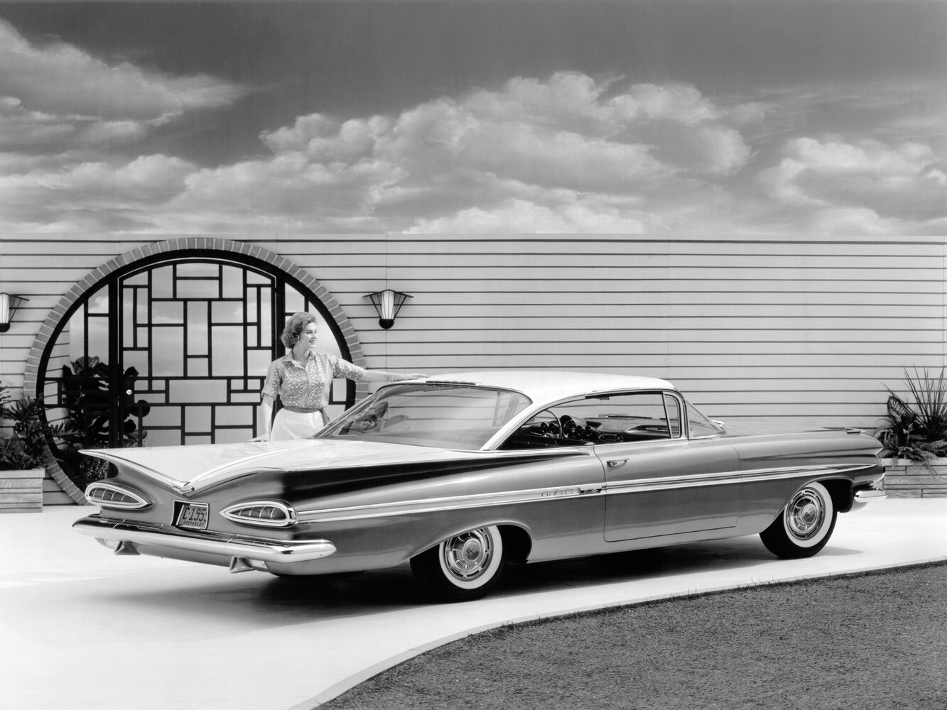 Chevrolet Impala, II, 1958–1960, Coupe-хардтоп: Rear three-quarter view