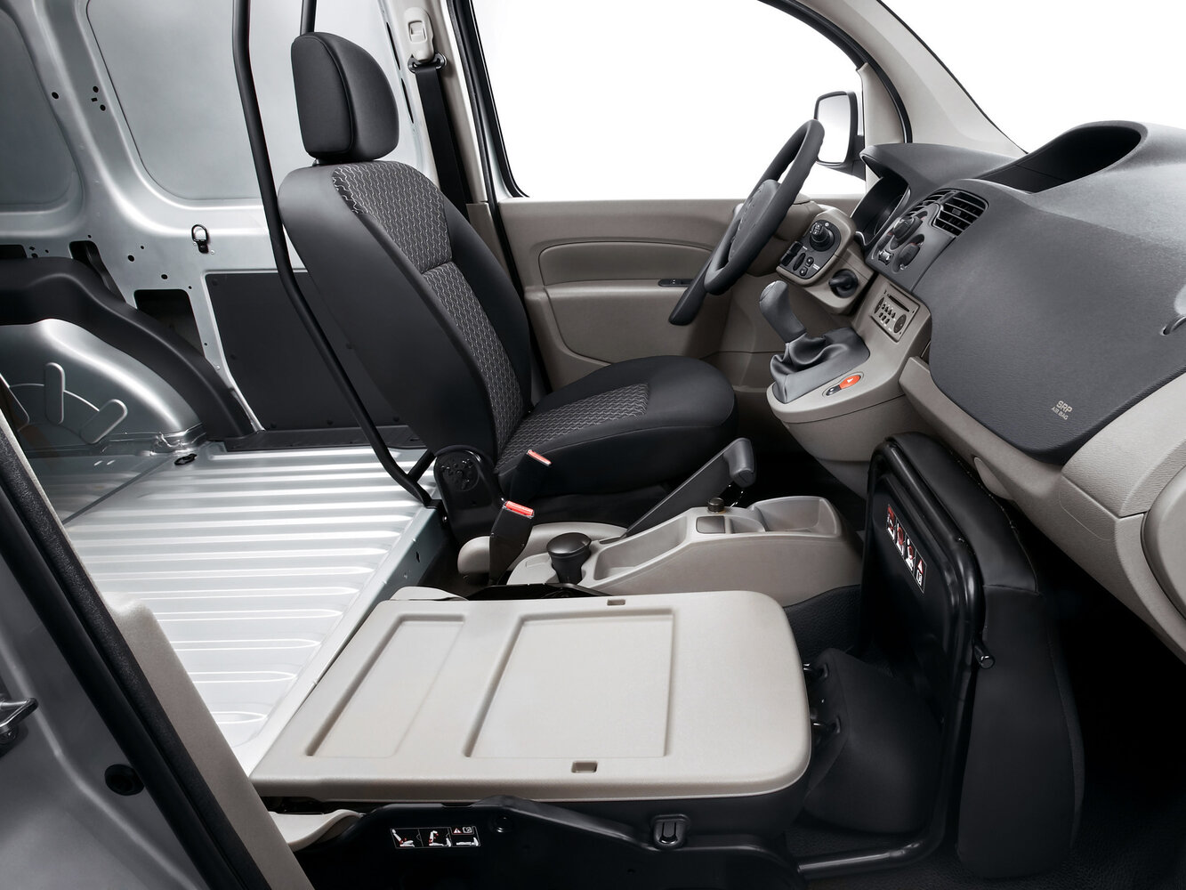 Renault Kangoo, II, 2007–2013, Фургон: Передняя часть салона