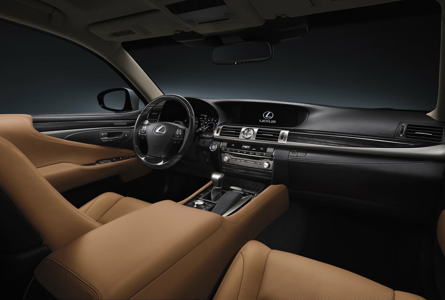 Lexus LS, IV Рестайлинг 2, 2012–2017, Седан: Передняя часть салона