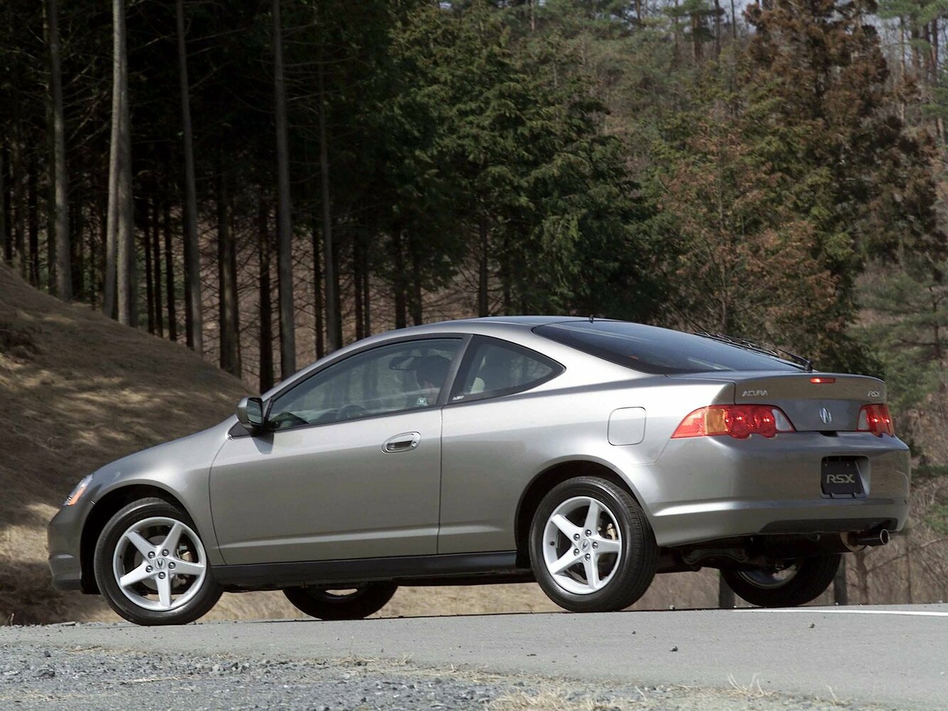 Acura RSX, I, 2001–2004, Coupe: Rear three-quarter view
