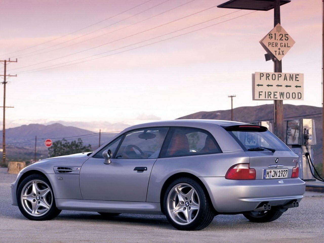 BMW Z3 M, I facelift (E36), 2001–2002, Coupe: Rear three-quarter view