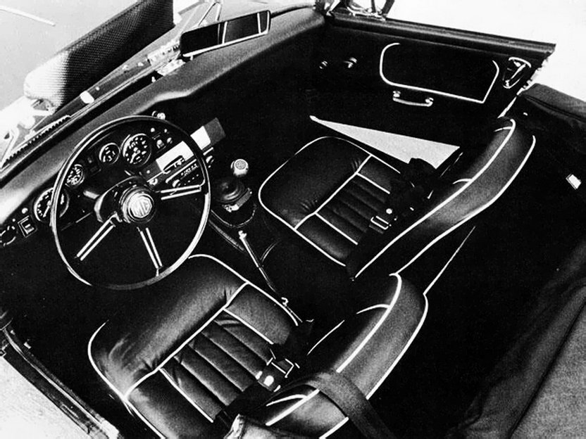 MG Midget, , 1964–1979, Родстер: Передняя панель