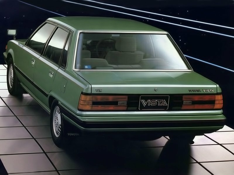 Toyota Vista, I (V10), 1982–1986, Sedan: Rear view