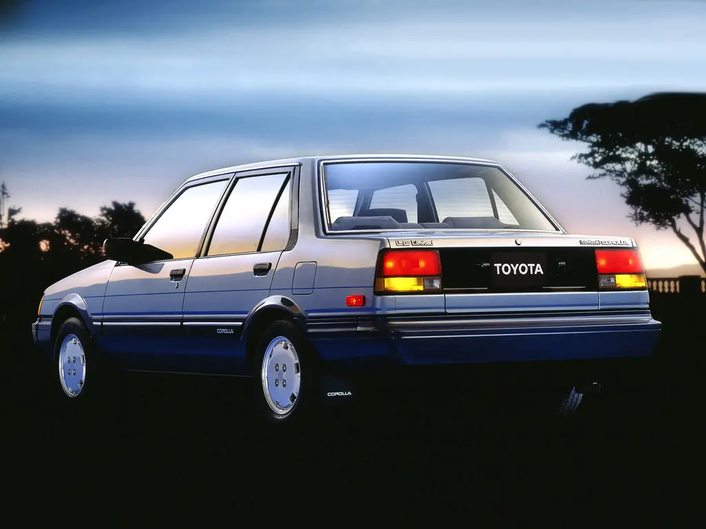 Toyota Corolla, 5 поколение, E80, Седан, США, 05.1983 - 07.1987: фото поколения 8