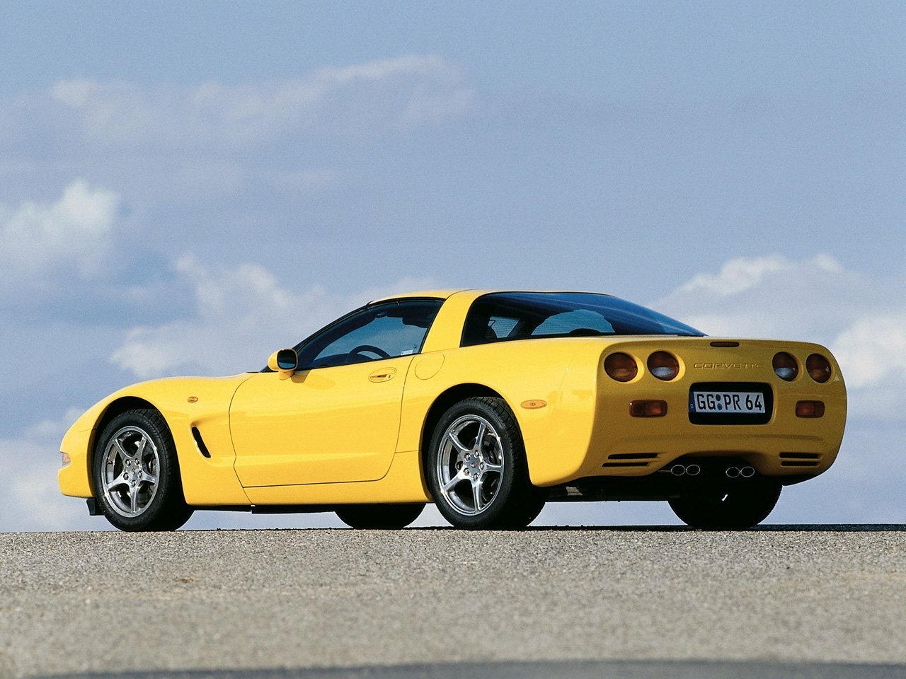 Chevrolet Corvette, C5, 1997–2004, Coupe: Rear three-quarter view