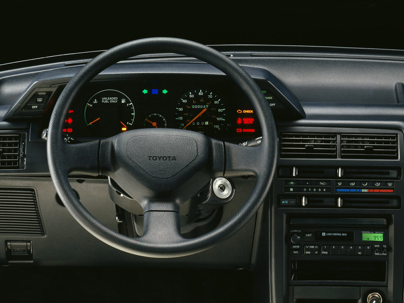Toyota Tercel, III (L30), 1986–1990, Sedan 2 door: Dashboard