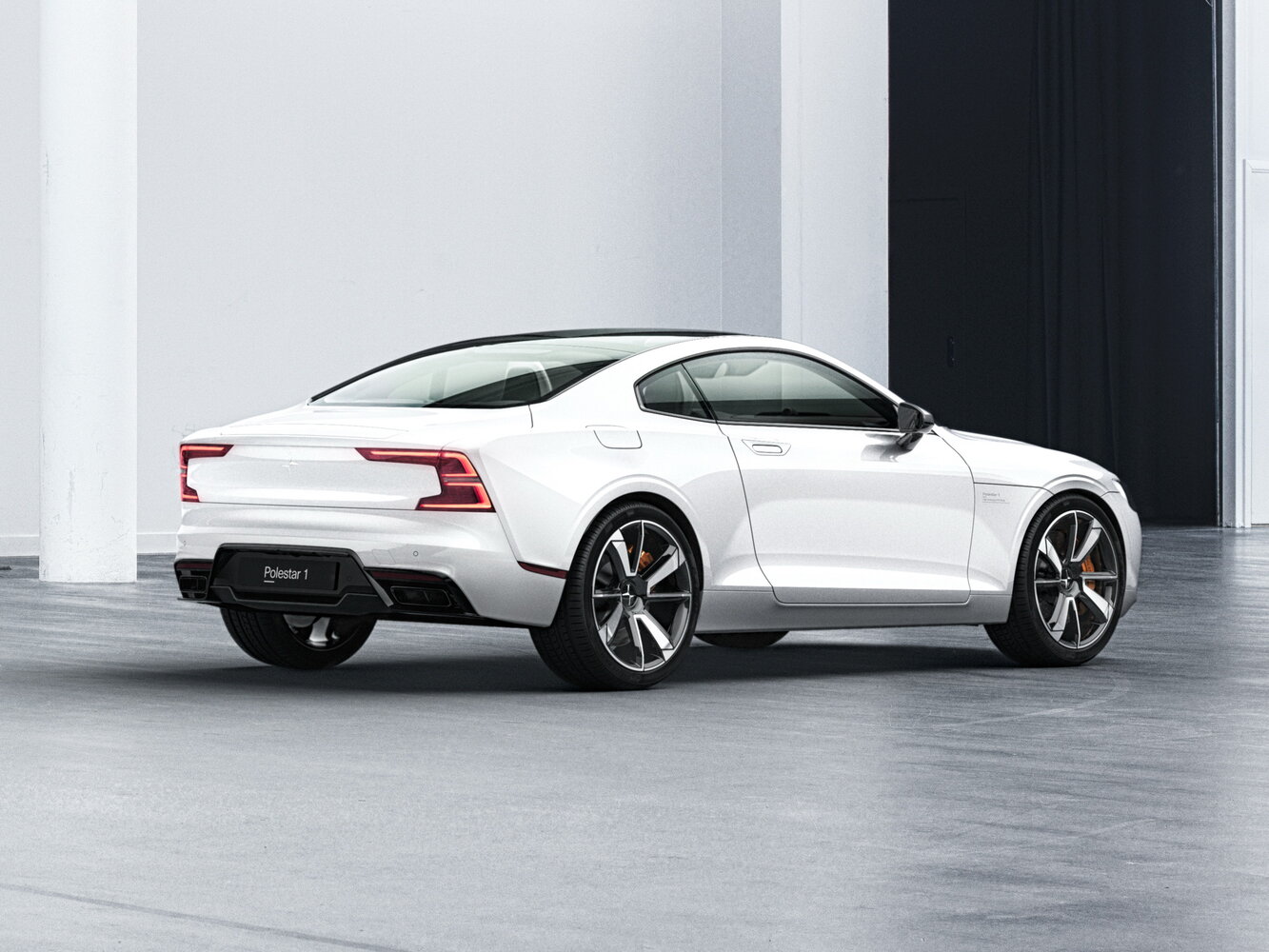 Polestar 1, , 2019–2021, Купе: Вид сзади в три четверти