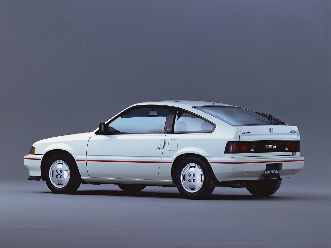 Honda CR-X, I, 1983–1987, Coupe: Rear three-quarter view