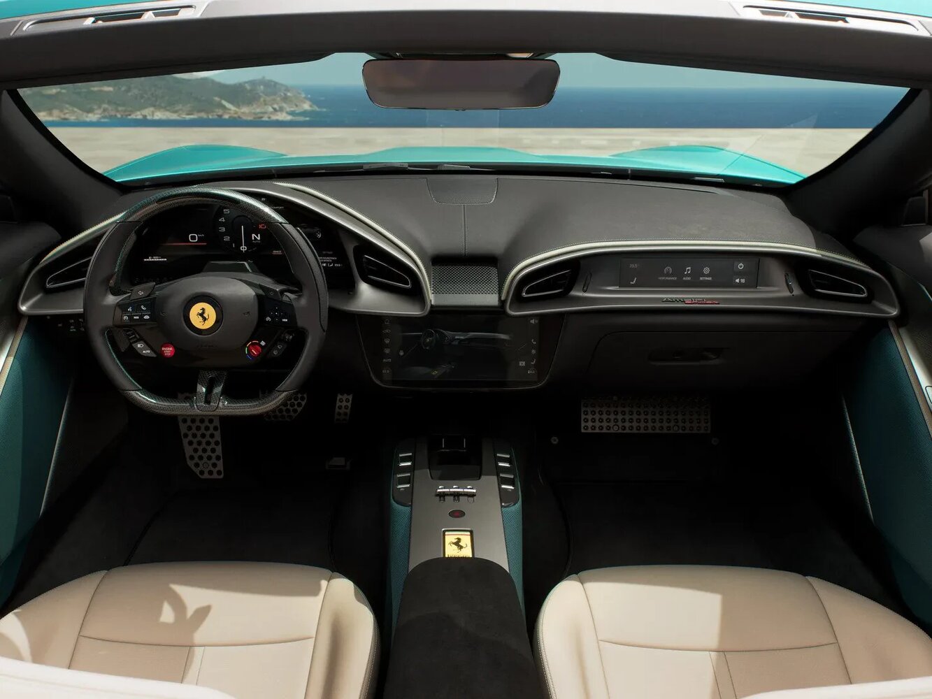 Ferrari Amalfi, , 2025–2026, Convertible Spider: Dashboard