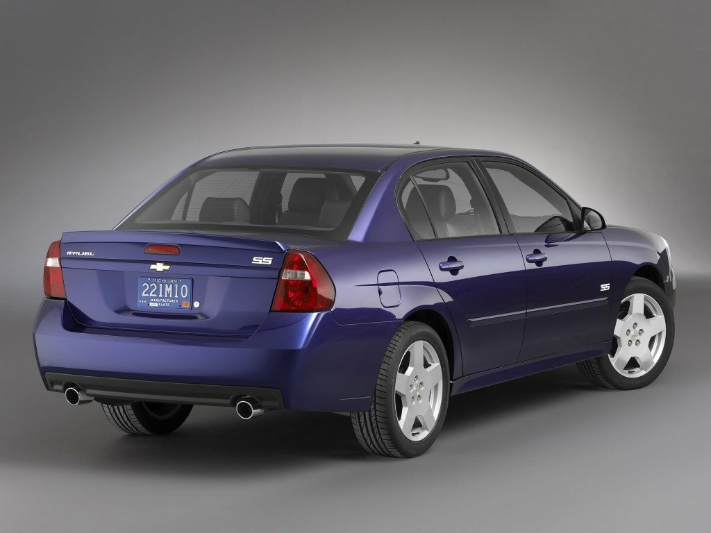 Chevrolet Malibu, VI facelift, 2006–2008, Sedan: Rear three-quarter view