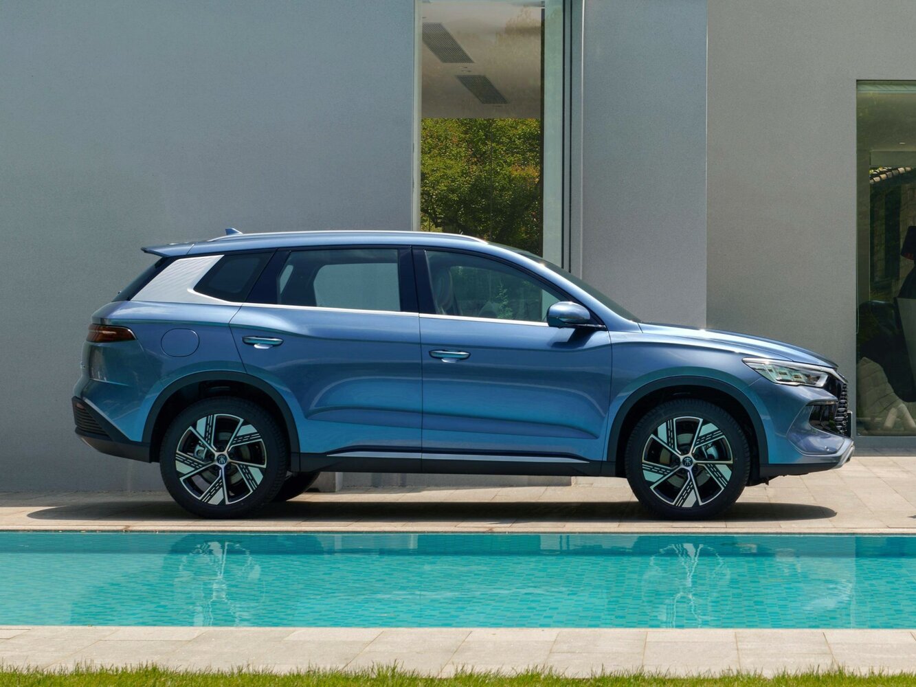 BYD Song Pro, I Рестайлинг 2, 2023–2025, Внедорожник 5 дв.: Вид сбоку