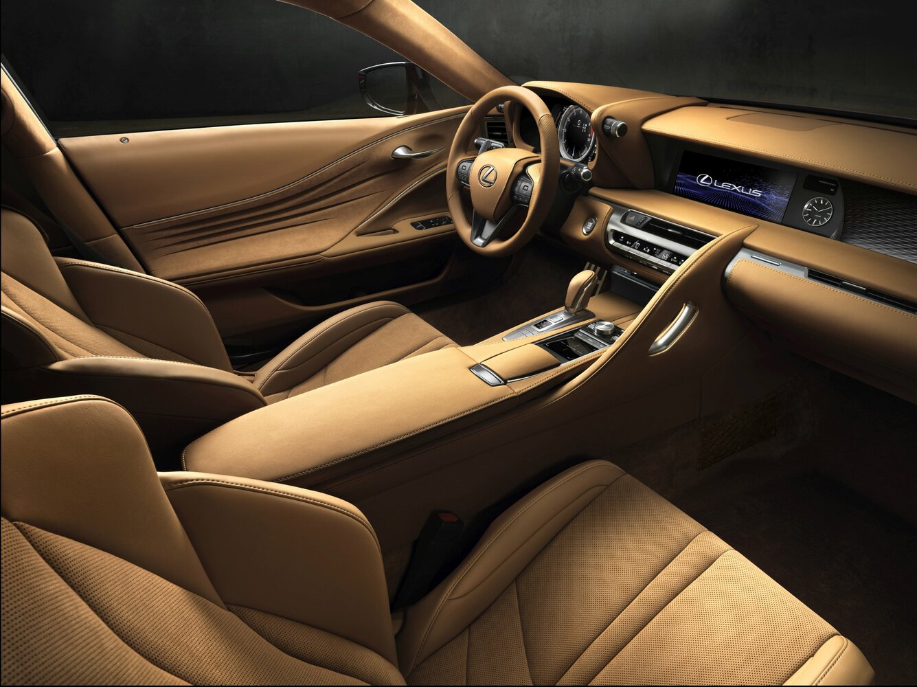 Lexus LC, I, 2017–2026, Coupe: Front cabin