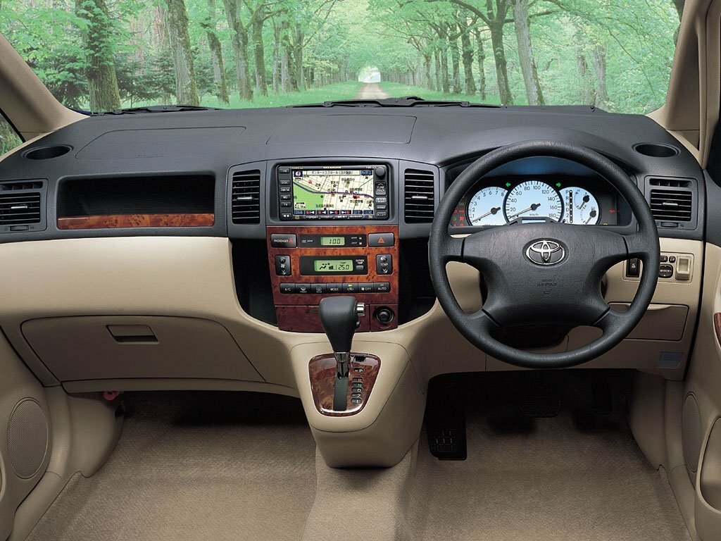 Toyota Corolla Spacio, II, 2001–2007, Compact MPV: Dashboard
