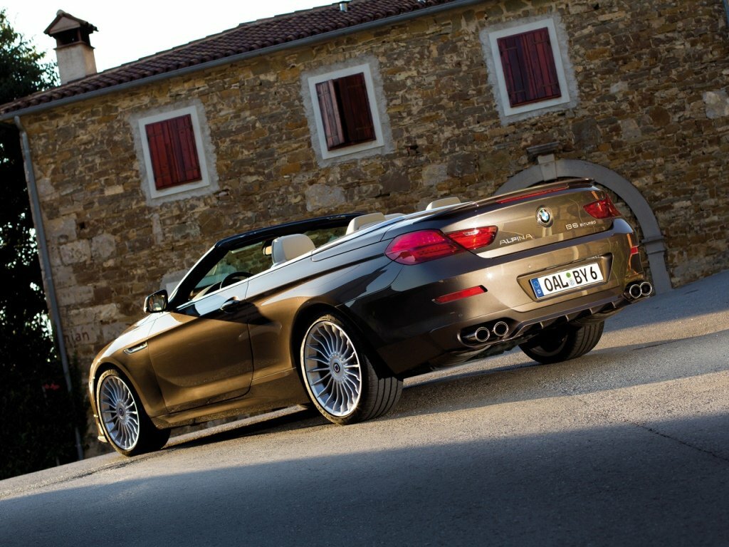 Alpina B6, F12/F13, 2011–2015, Кабриолет: Вид сзади в три четверти