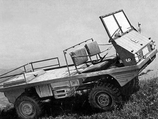 Steyr Haflinger, , 1959–1974, Внедорожник открытый: Вид сбоку
