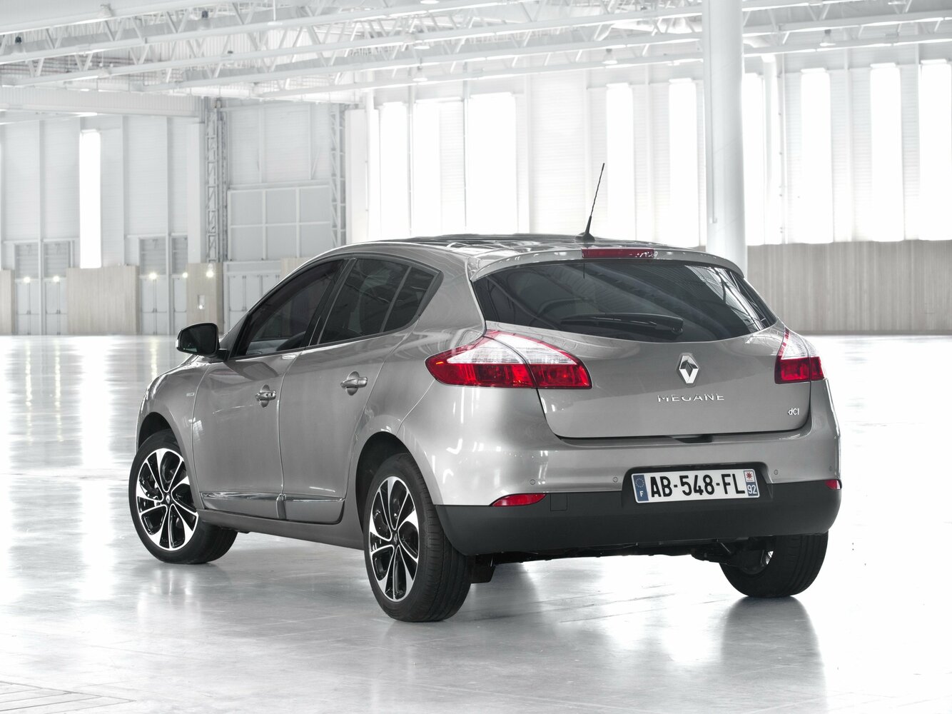 Renault Megane, III facelift 2, 2014–2016, Hatchback 5 door: Rear three-quarter view