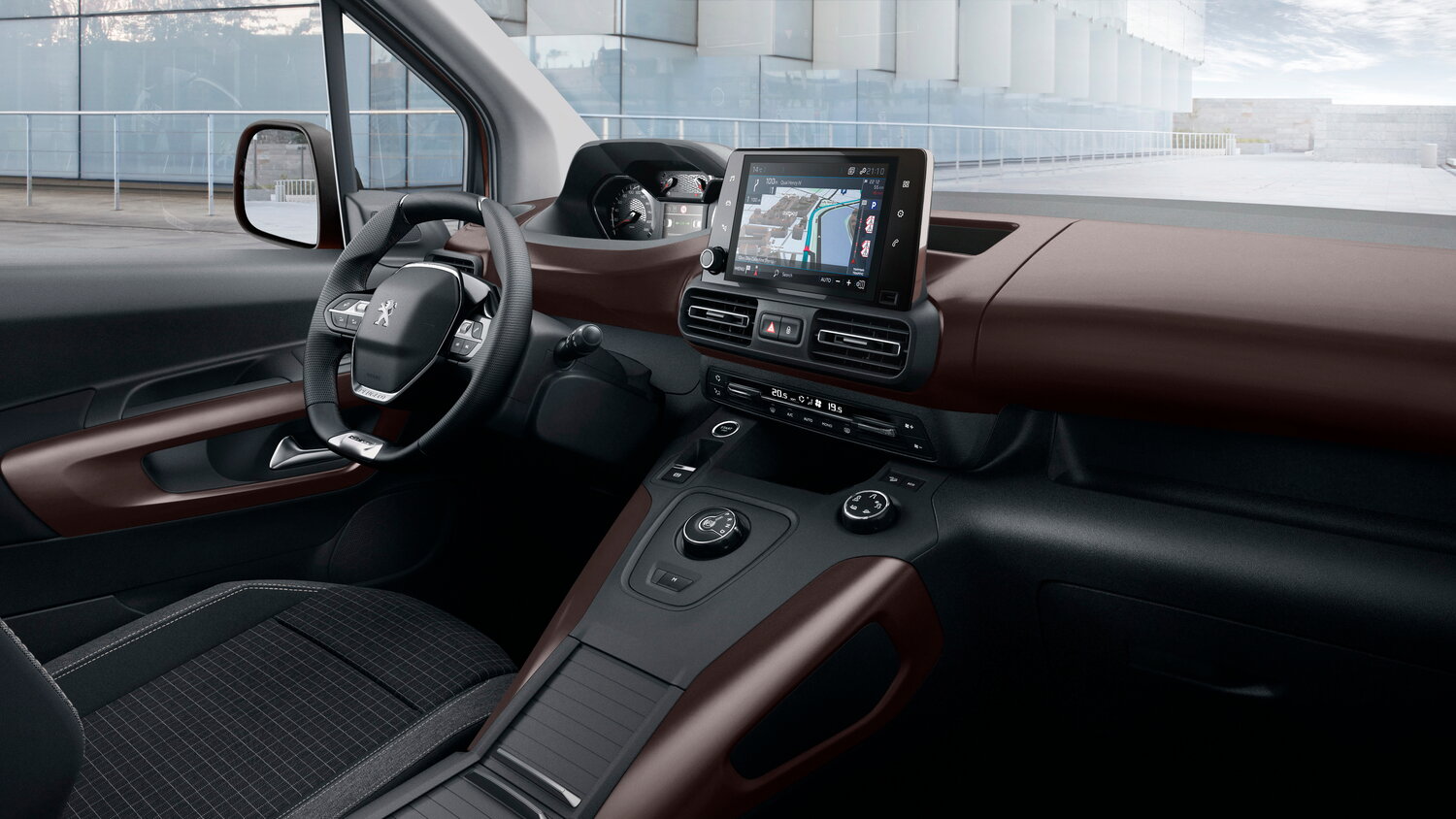 Peugeot Rifter, I, 2018–2024, Компактвэн: Передняя часть салона