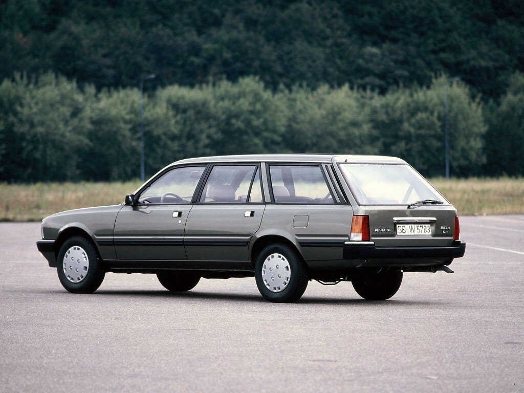 Peugeot 505, , 1979–1992, Универсал 5 дв.: Вид сзади в три четверти