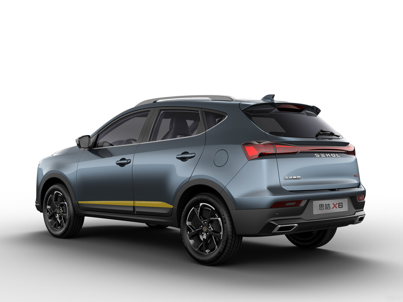 JAC Sehol X6, , 2022–2023, Внедорожник 5 дв.: Вид сзади в три четверти