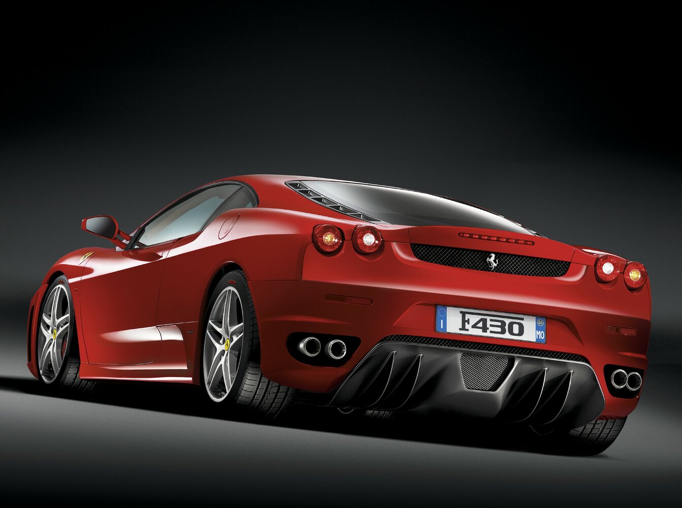 Ferrari F430, , 2004–2009, Купе: Вид сзади в три четверти
