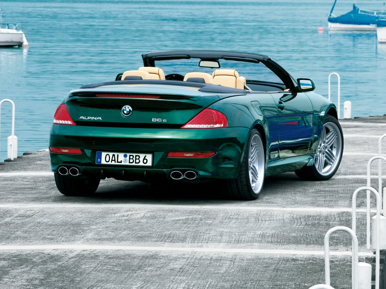 Alpina B6, E63/64, 2005–2010, Convertible: Rear three-quarter view