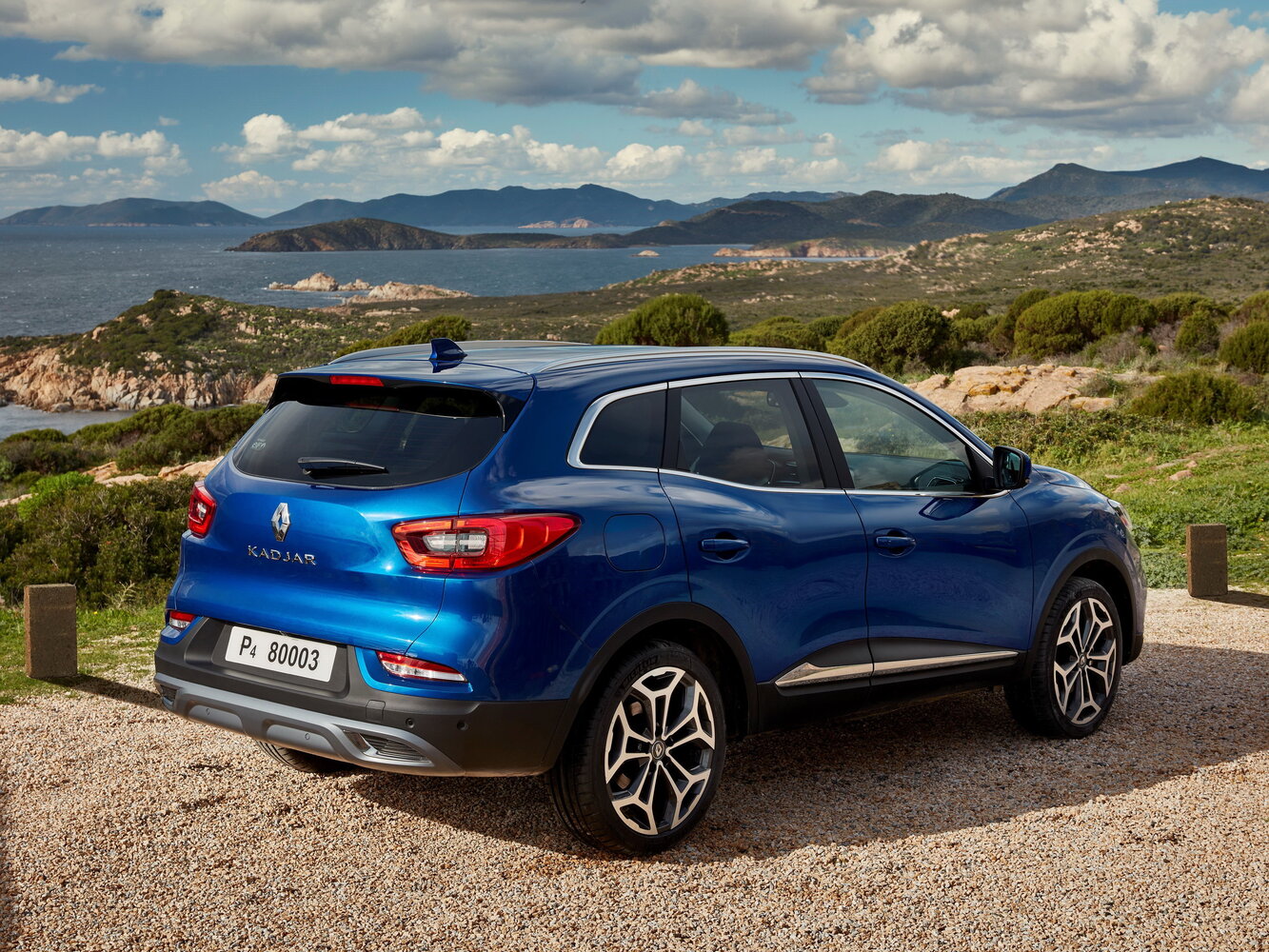 Renault Kadjar, I Рестайлинг, 2018–2022, Внедорожник 5 дв.: Вид сзади в три четверти