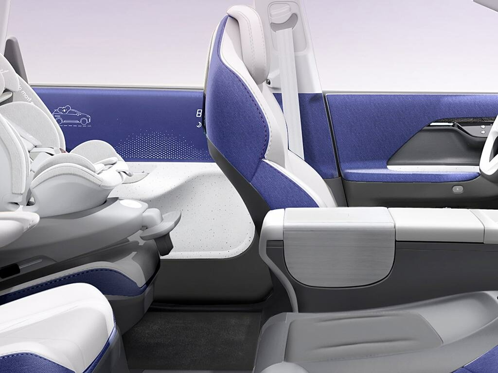 Arcfox Kaola, , 2023–2026, Компактвэн: Задняя часть салона