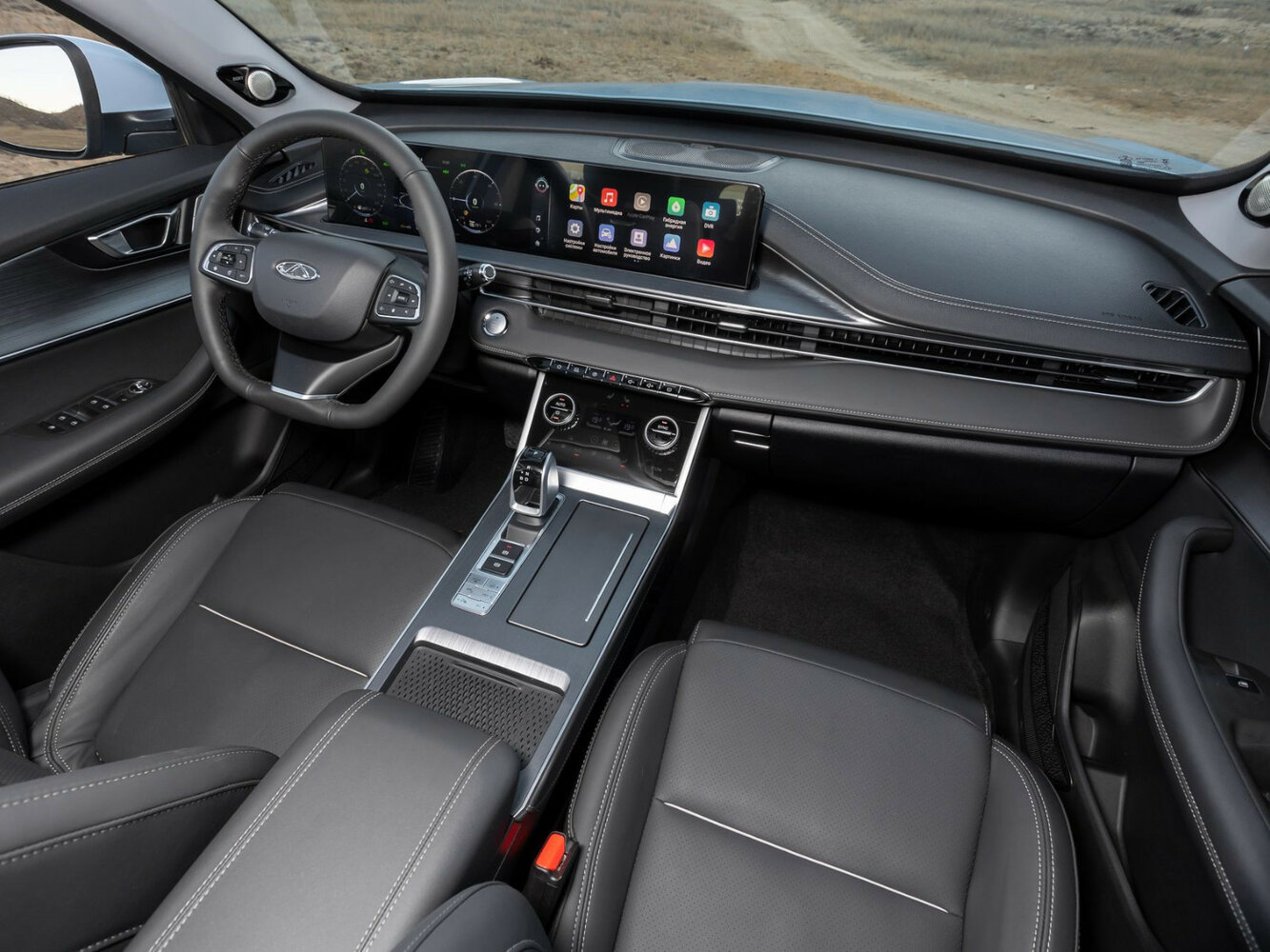 Chery Tiggo 7 pro plug-in-hybrid, , 2023–2025, Внедорожник 5 дв.: Передняя часть салона