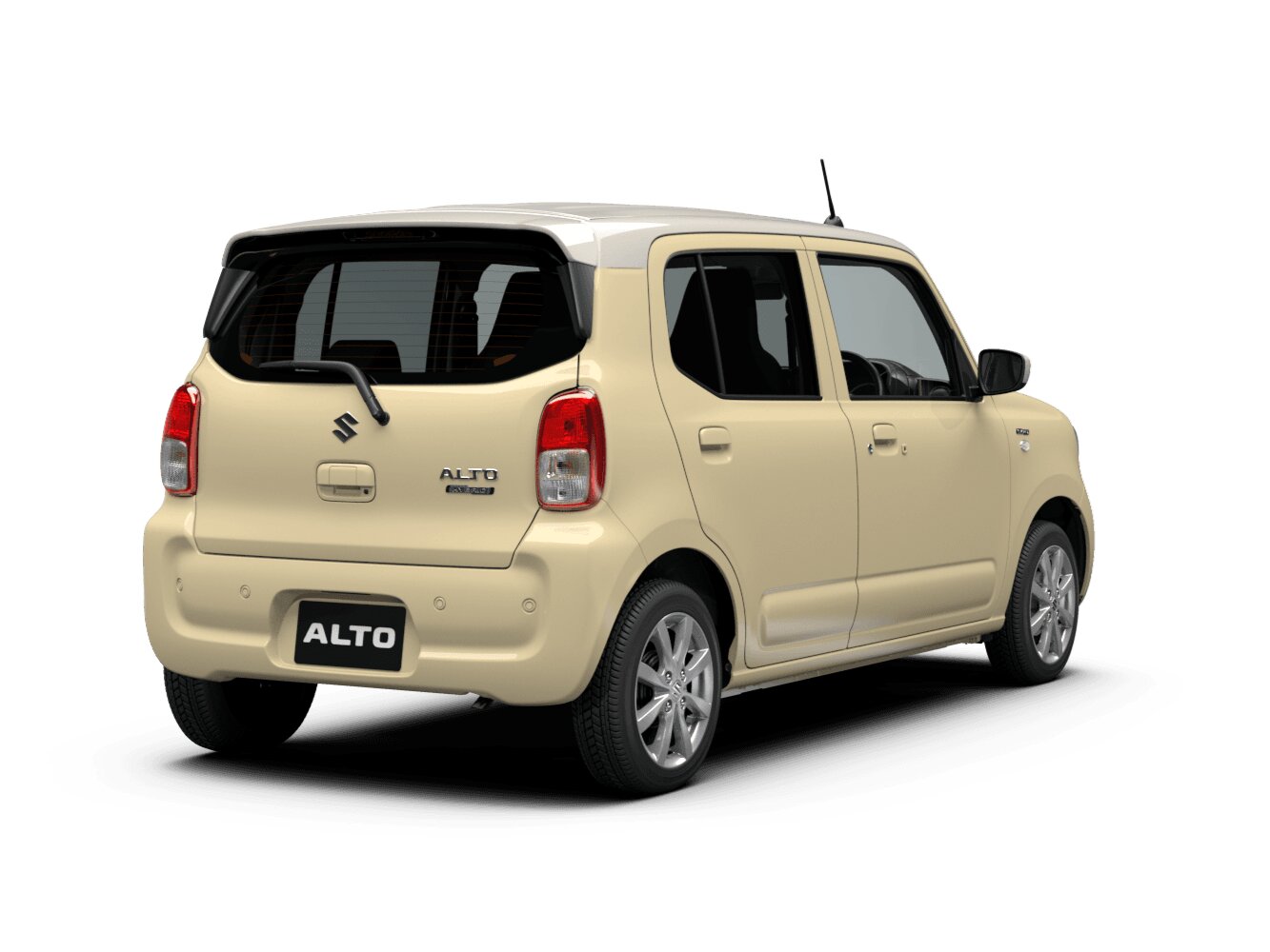 Suzuki Alto, IX (HA37) Рестайлинг, 2025–2026, Хэтчбек 5 дв.: Вид сзади в три четверти
