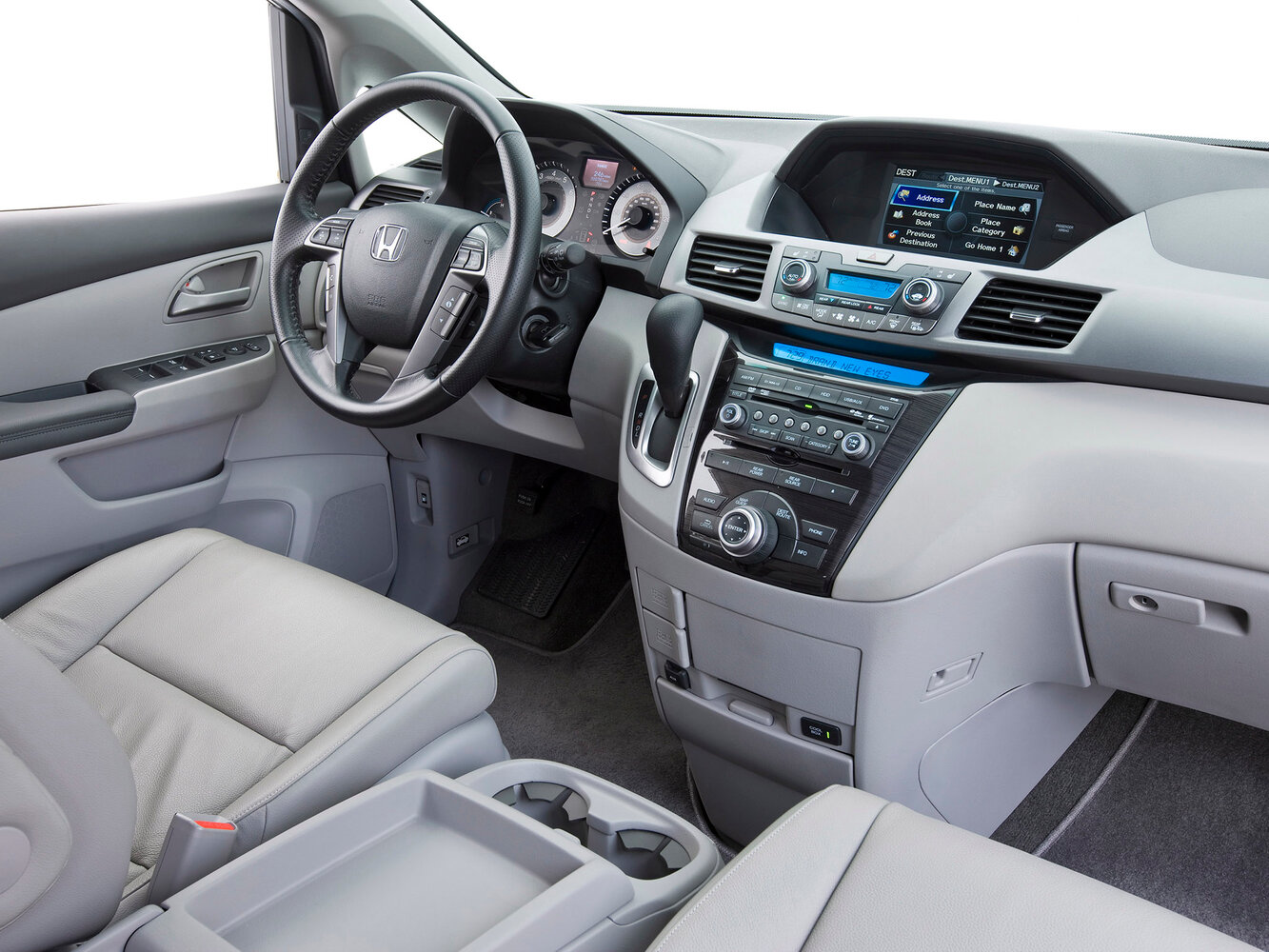 Honda Odyssey (North America), IV, 2010–2017, Минивэн: Передняя часть салона