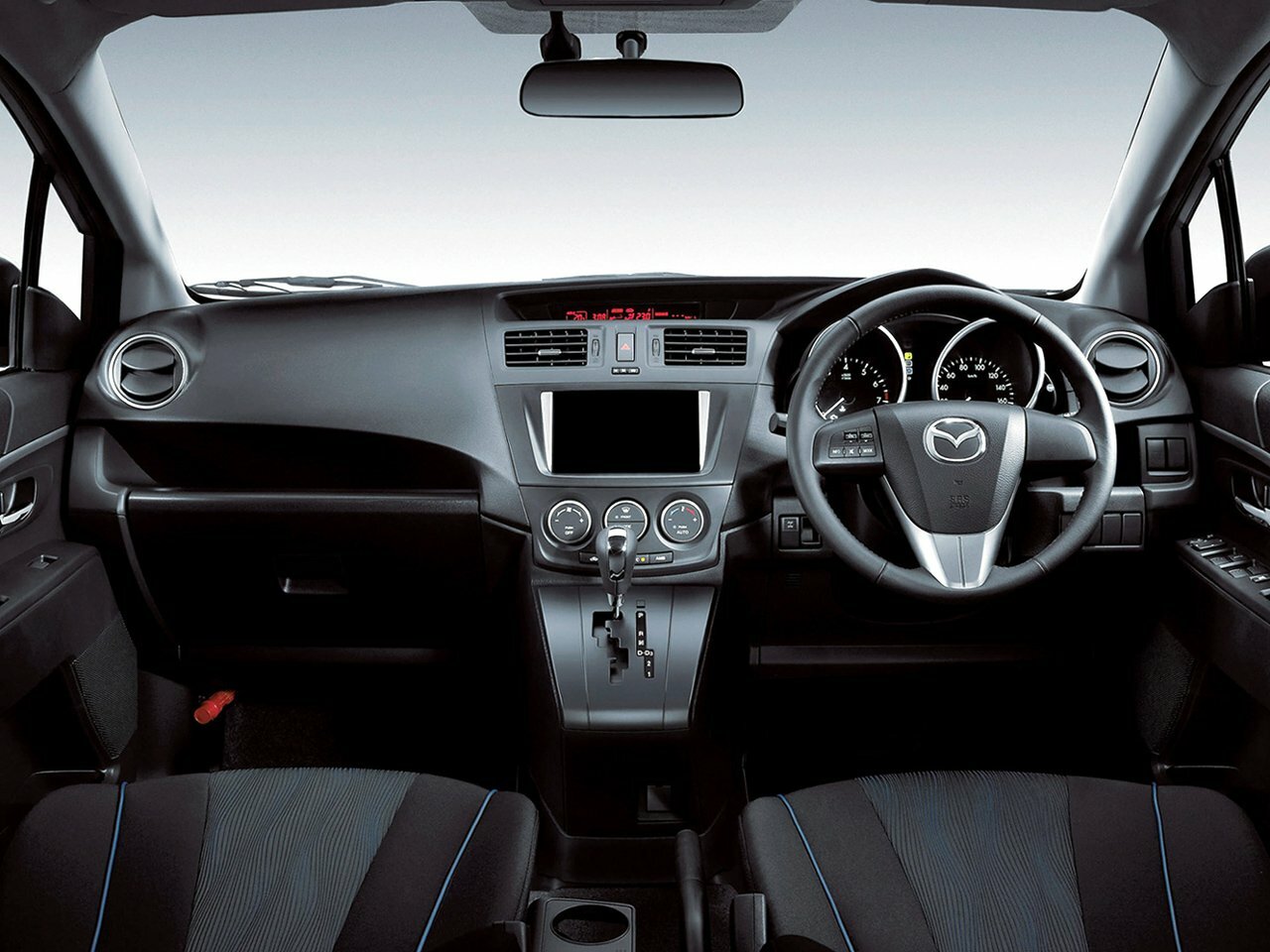 Mazda Premacy, II (CR) facelift, 2007–2010, Compact MPV: Dashboard