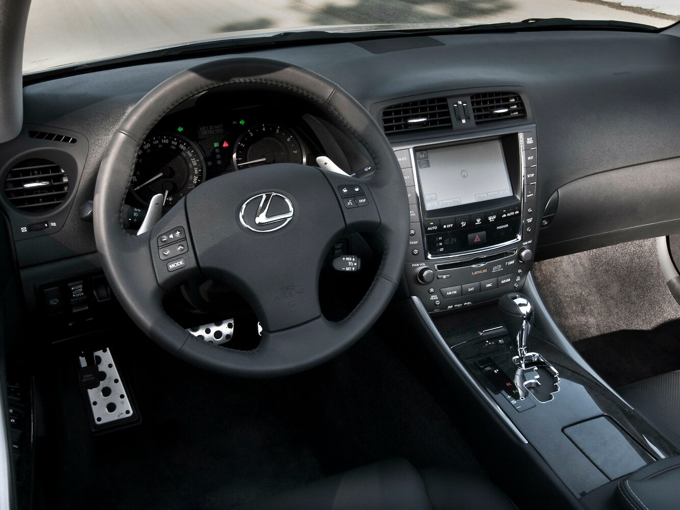 Lexus IS, II Рестайлинг, 2008–2010, Кабриолет: Передняя часть салона
