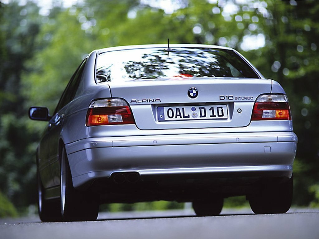 Alpina D10, E39, 1999–2003, Седан: Вид сзади в три четверти
