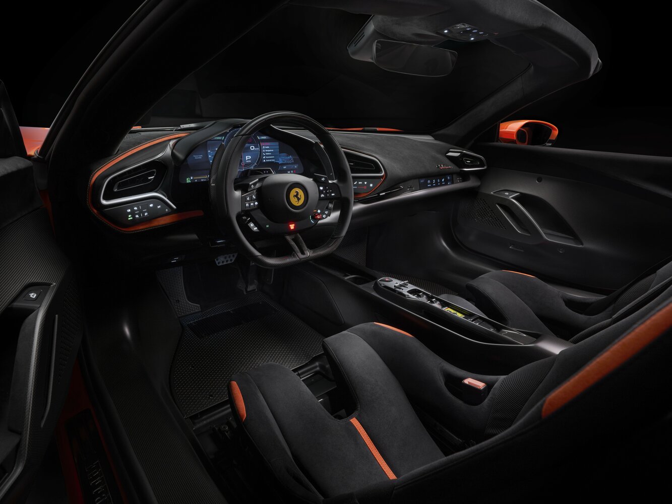 Ferrari 296, , 2021–2026, Родстер Speciale A: Front cabin