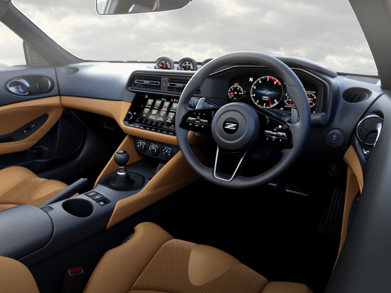 Nissan Fairlady Z, VII (RZ34) facelift, 2026–2026, Coupe: Front cabin