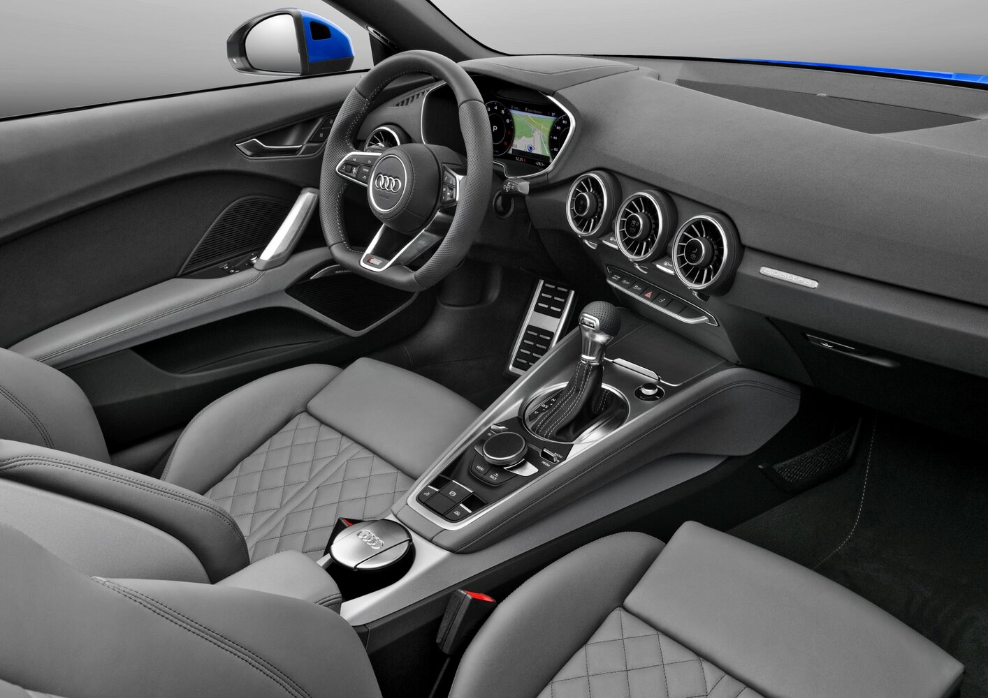 Audi TT, III (8S), 2014–2019, Родстер: Передняя часть салона