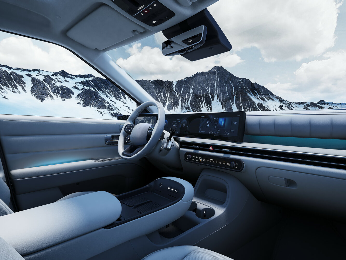 Hyundai Nexo, II, 2025–2026, Внедорожник 5 дв.: Передняя часть салона