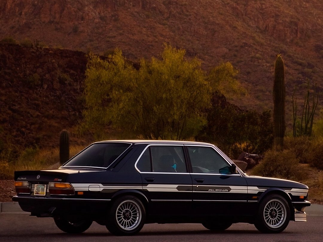 Alpina B9, , 1981–1985, Sedan: Rear three-quarter view