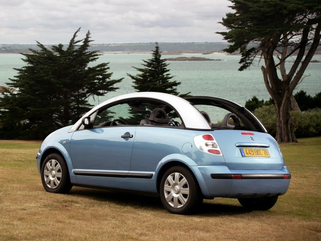 Citroen C3, I, 2002–2006, Кабриолет Pluriel: Вид сзади в три четверти