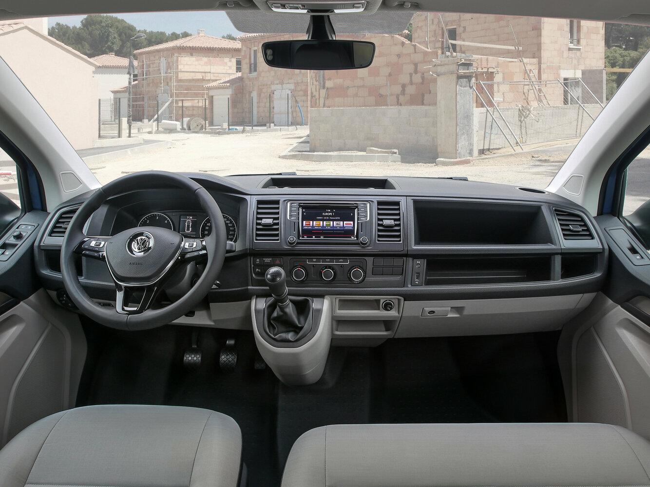 Volkswagen Transporter, T6, 2015–2019, Пикап Одинарная кабина: Передняя панель