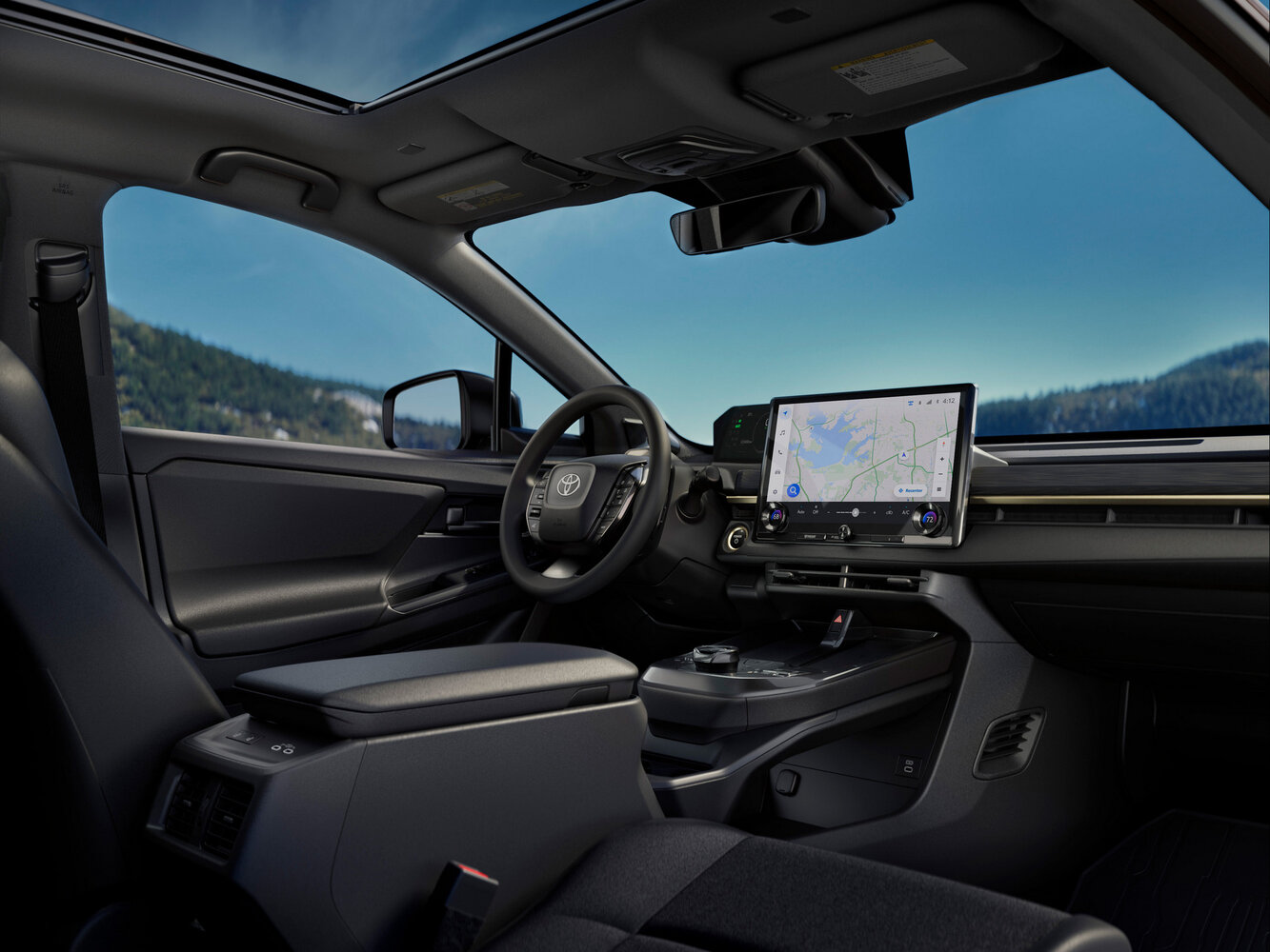Toyota bZ, , 2026–2026, SUV 5 door Woodland: Front cabin