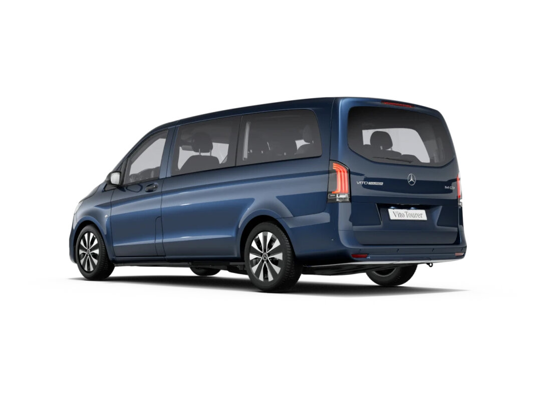 Mercedes-Benz Vito, III (W447) facelift 2, 2023–2026, Minivan L2: Rear three-quarter view